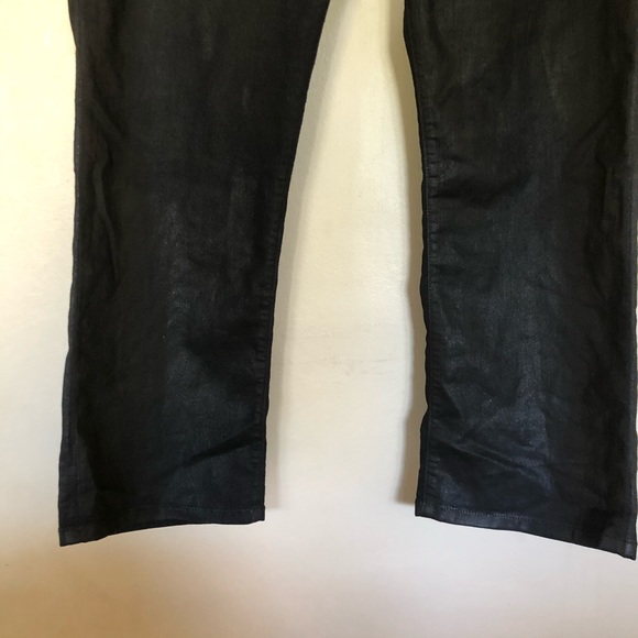 J Brand Black Shimmer Cropped Jeans Womens Plus Size 32 - Picture 3 of 8